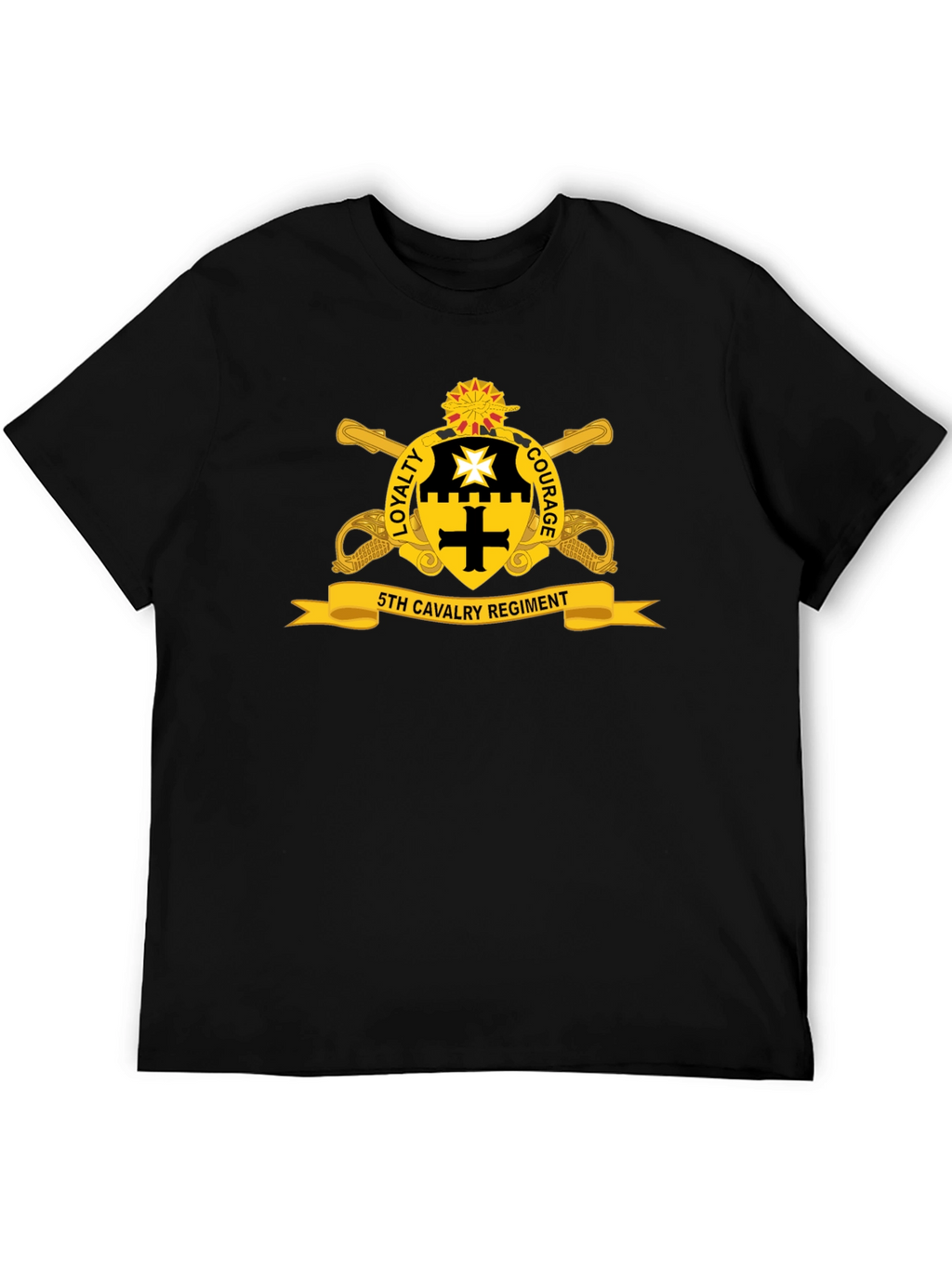 5th Cavalry Regiment Graphic T-Shirt - Loyalty & Courage
