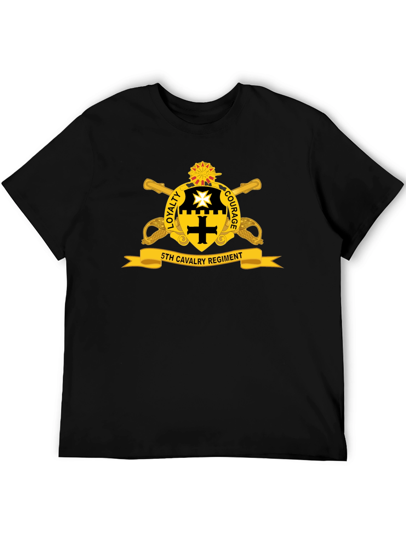 5th Cavalry Regiment Graphic T-Shirt - Loyalty & Courage