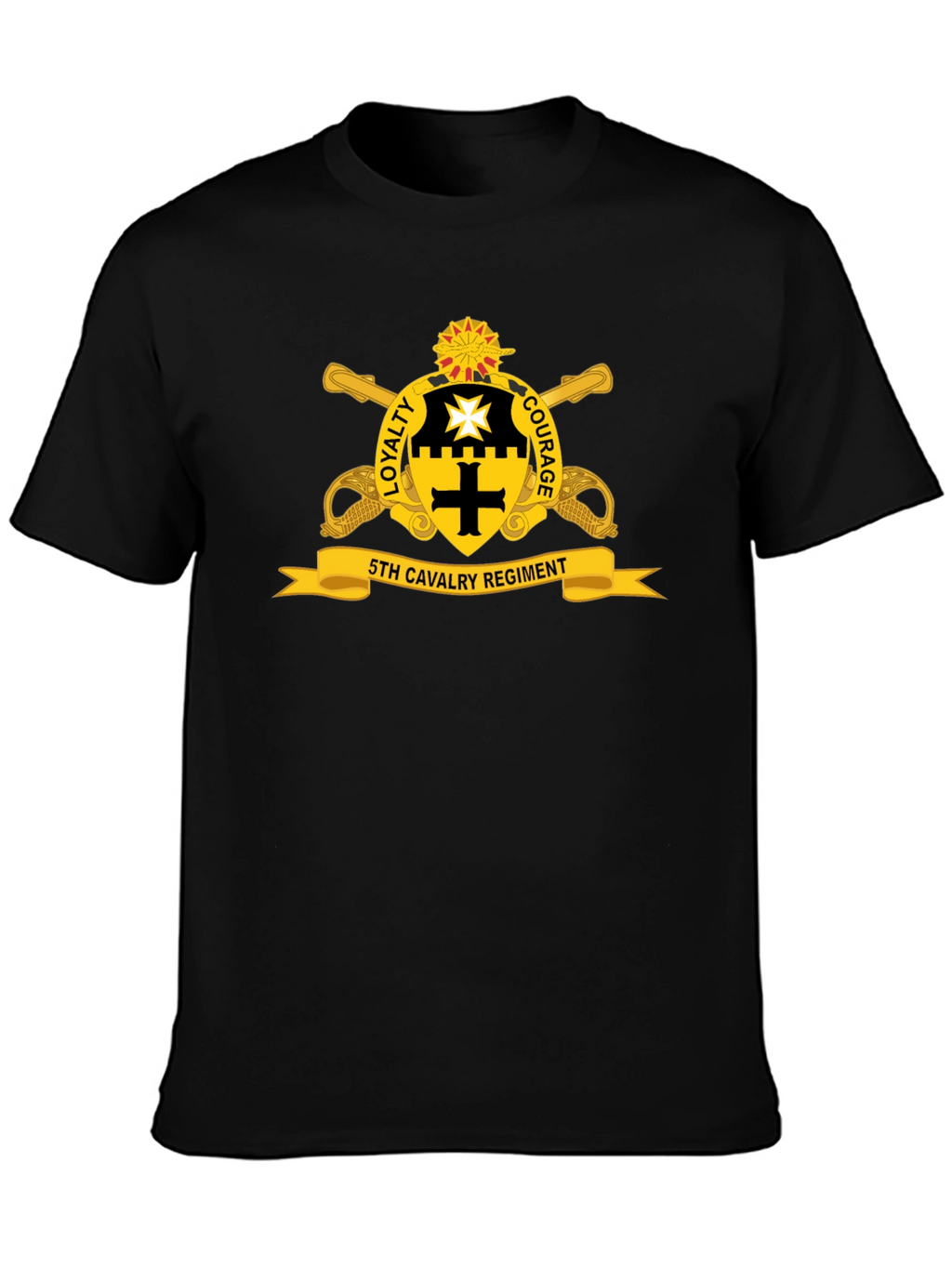 5th Cavalry Regiment Graphic T-Shirt - Loyalty & Courage