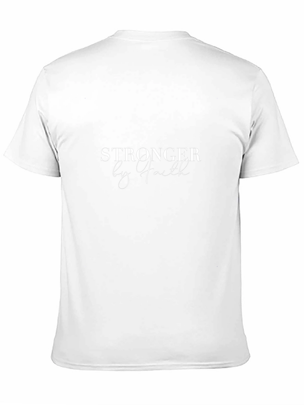 Stronger by Faith Black T-Shirt