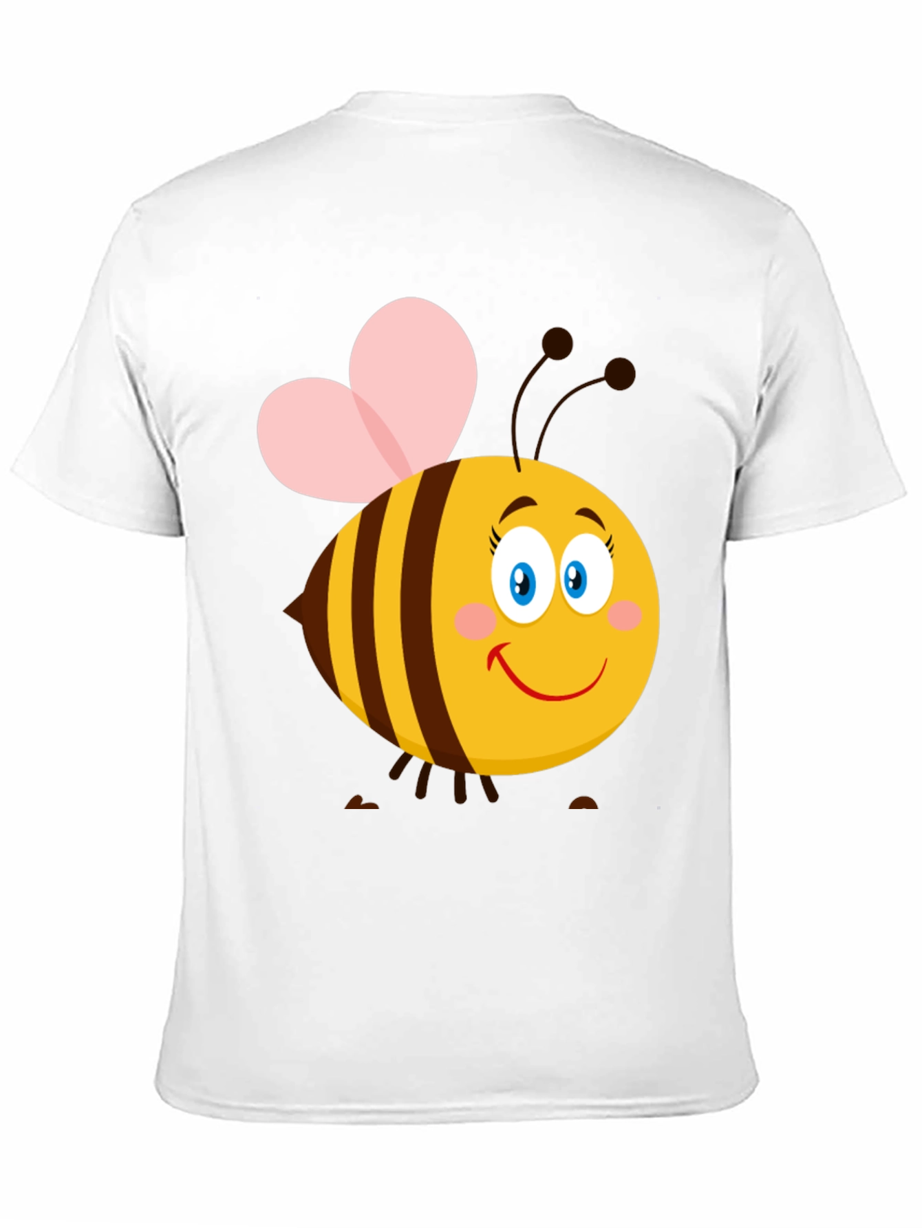 Cartoon Bee Graphic T-Shirt | Black