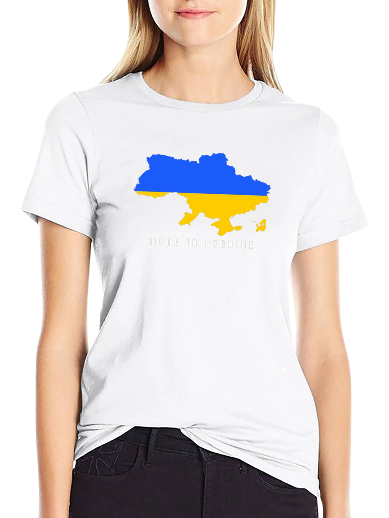 Ukraine Map Tee - Support Ukraine