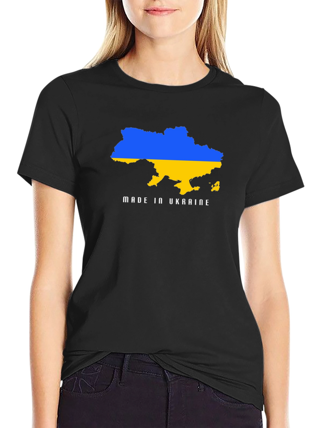 Ukraine Map Tee - Support Ukraine
