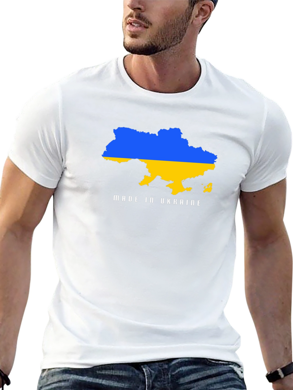 Ukraine Map Tee - Support Ukraine