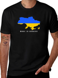 Ukraine Map Tee - Support Ukraine