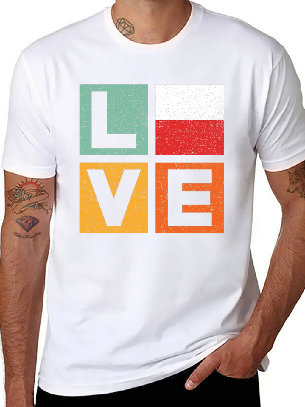Love Poland Flag T-Shirt