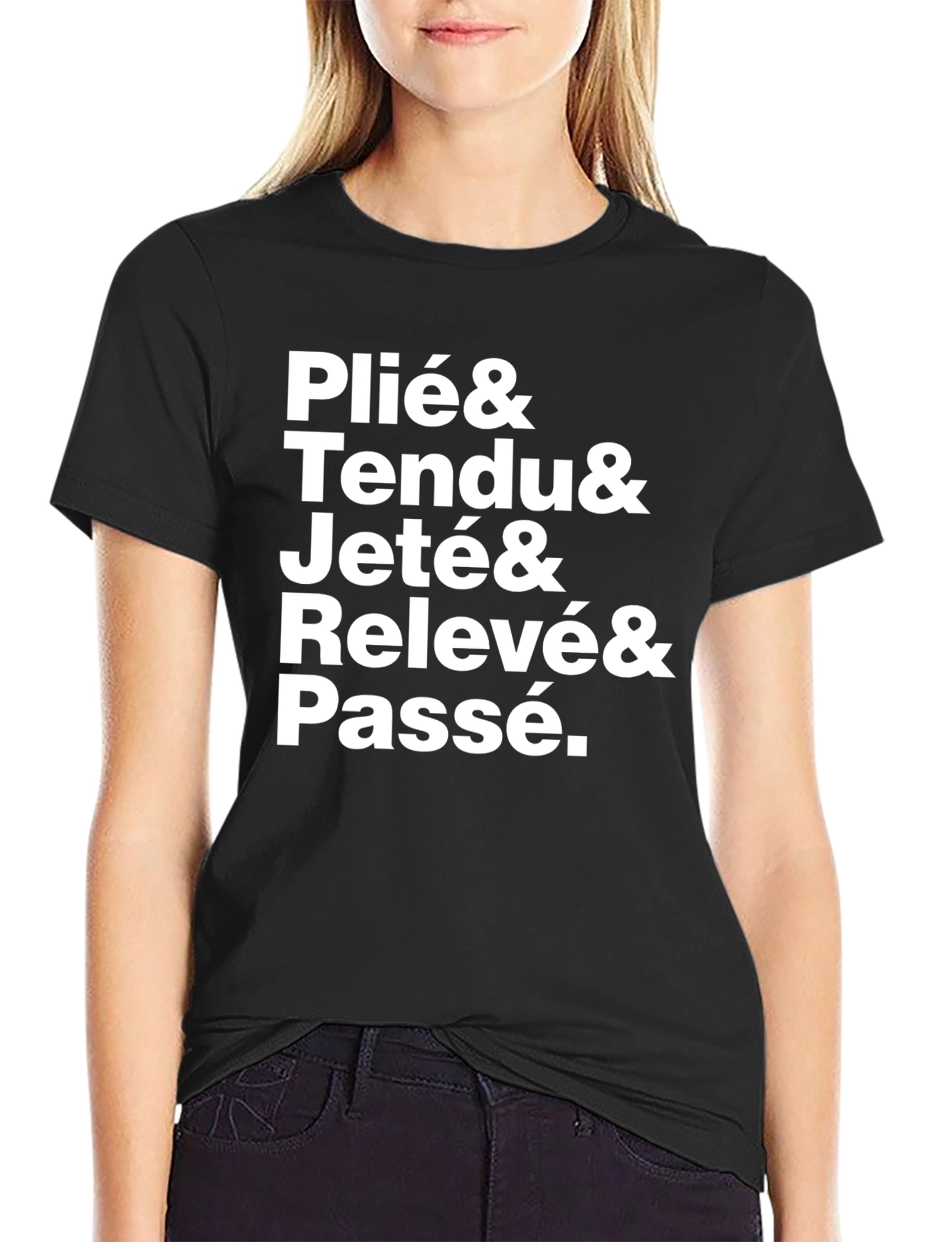 Ballet Moves Graphic Tee - Dance Lover Shirt