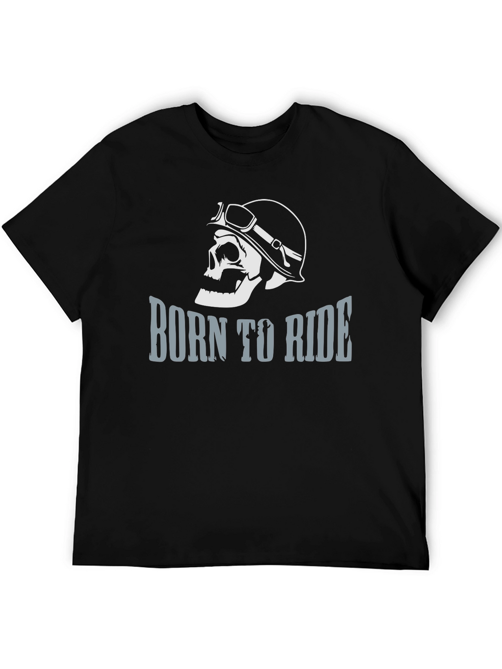 Born to Ride Skull Graphic Tee