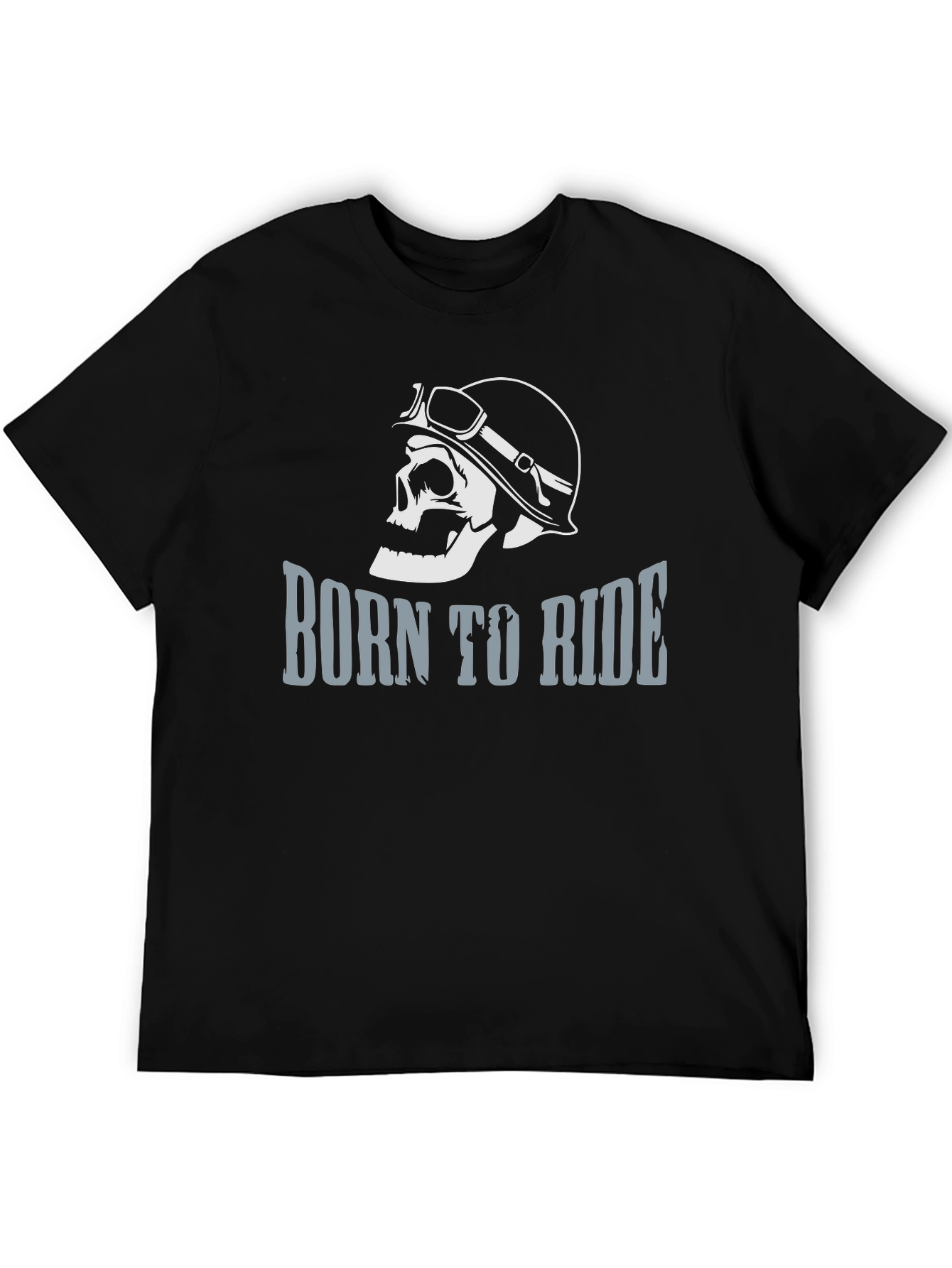 Born to Ride Skull Graphic Tee