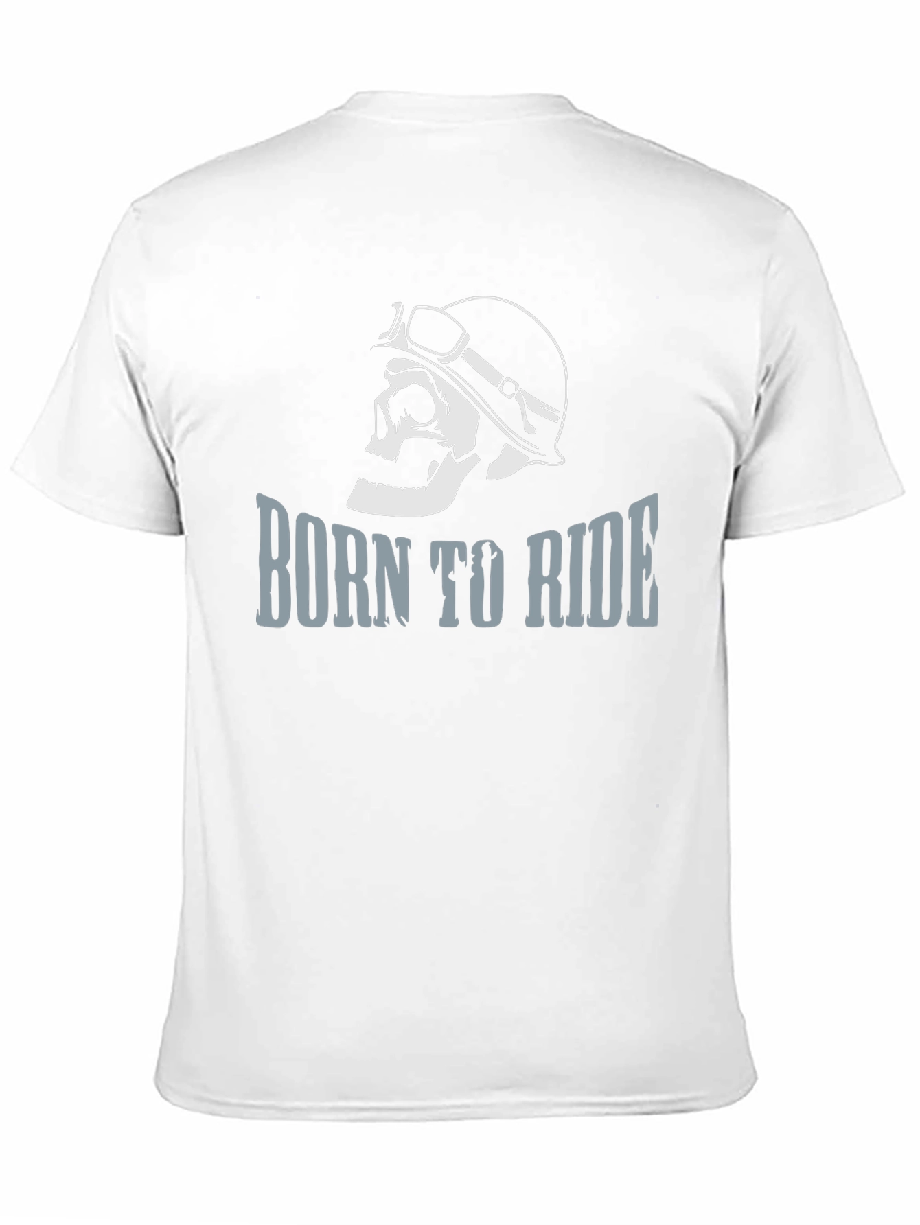 Born to Ride Skull Graphic Tee