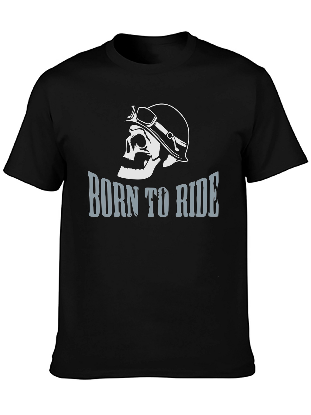 Born to Ride Skull Graphic Tee