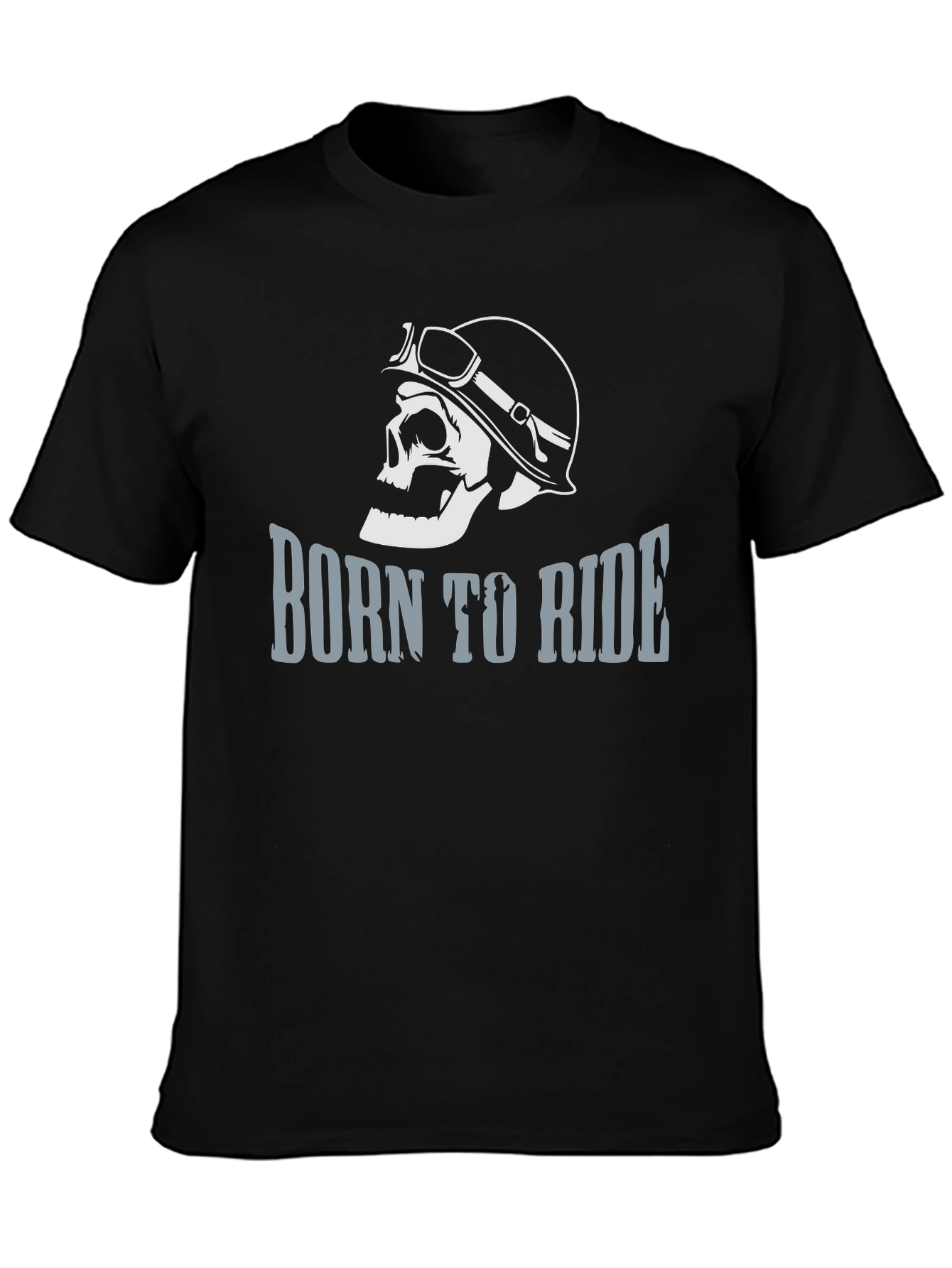 Born to Ride Skull Graphic Tee