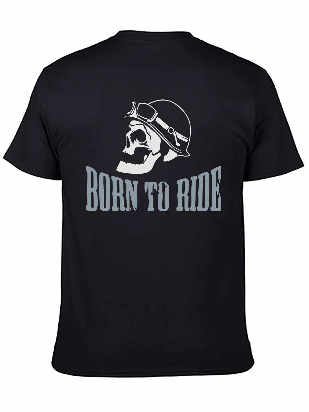Born to Ride Skull Graphic Tee