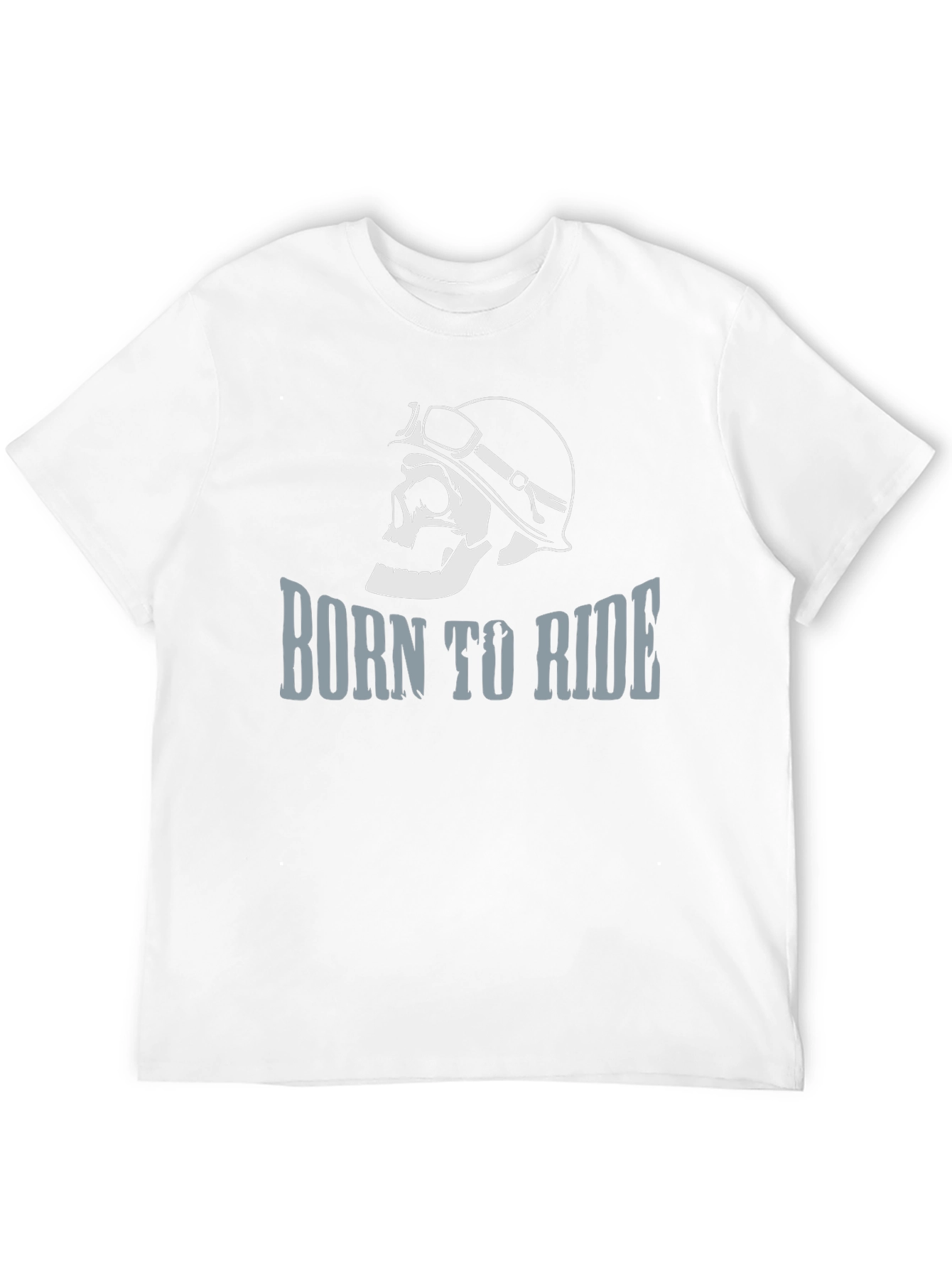 Born to Ride Skull Graphic Tee