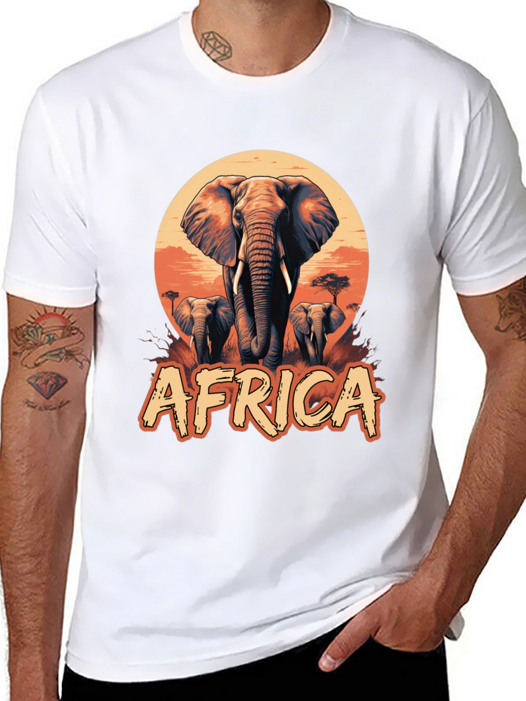 Africa Elephant Graphic Tee