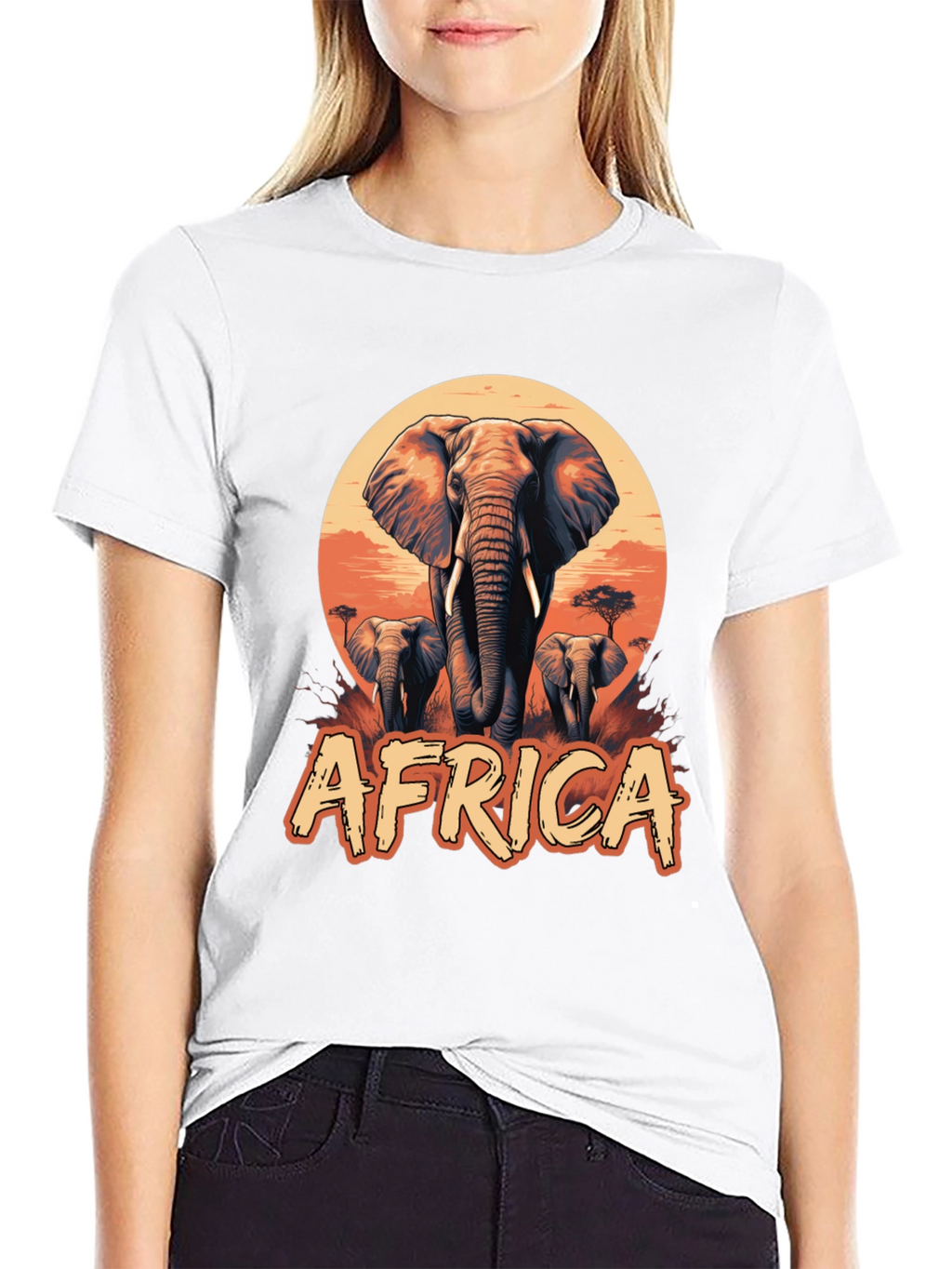 Africa Elephant Graphic Tee