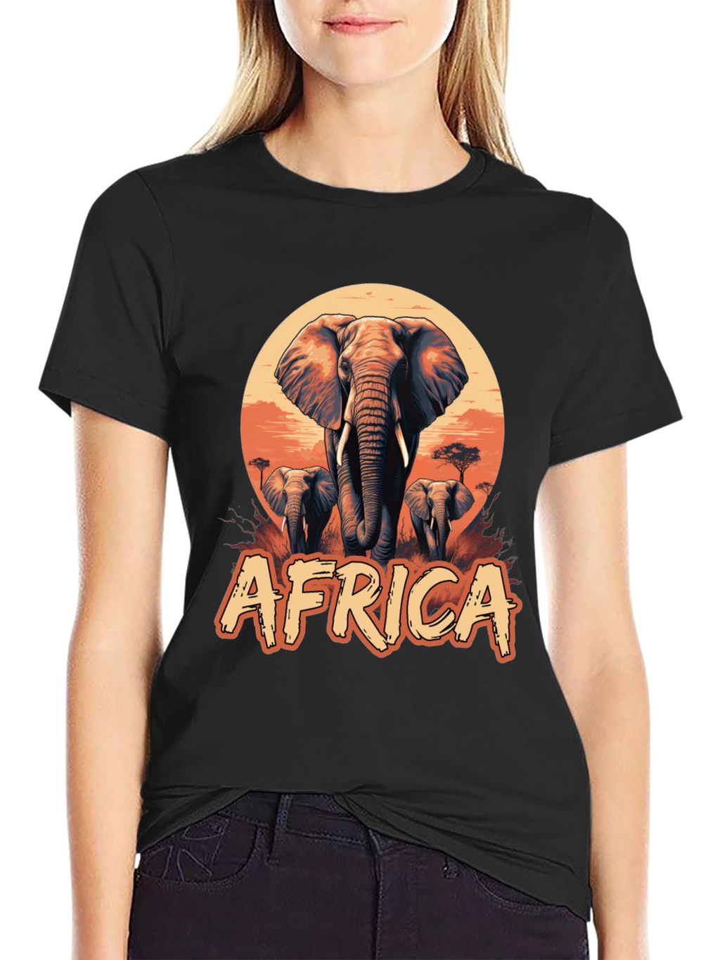 Africa Elephant Graphic Tee