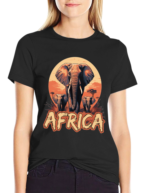 Africa Elephant Graphic Tee