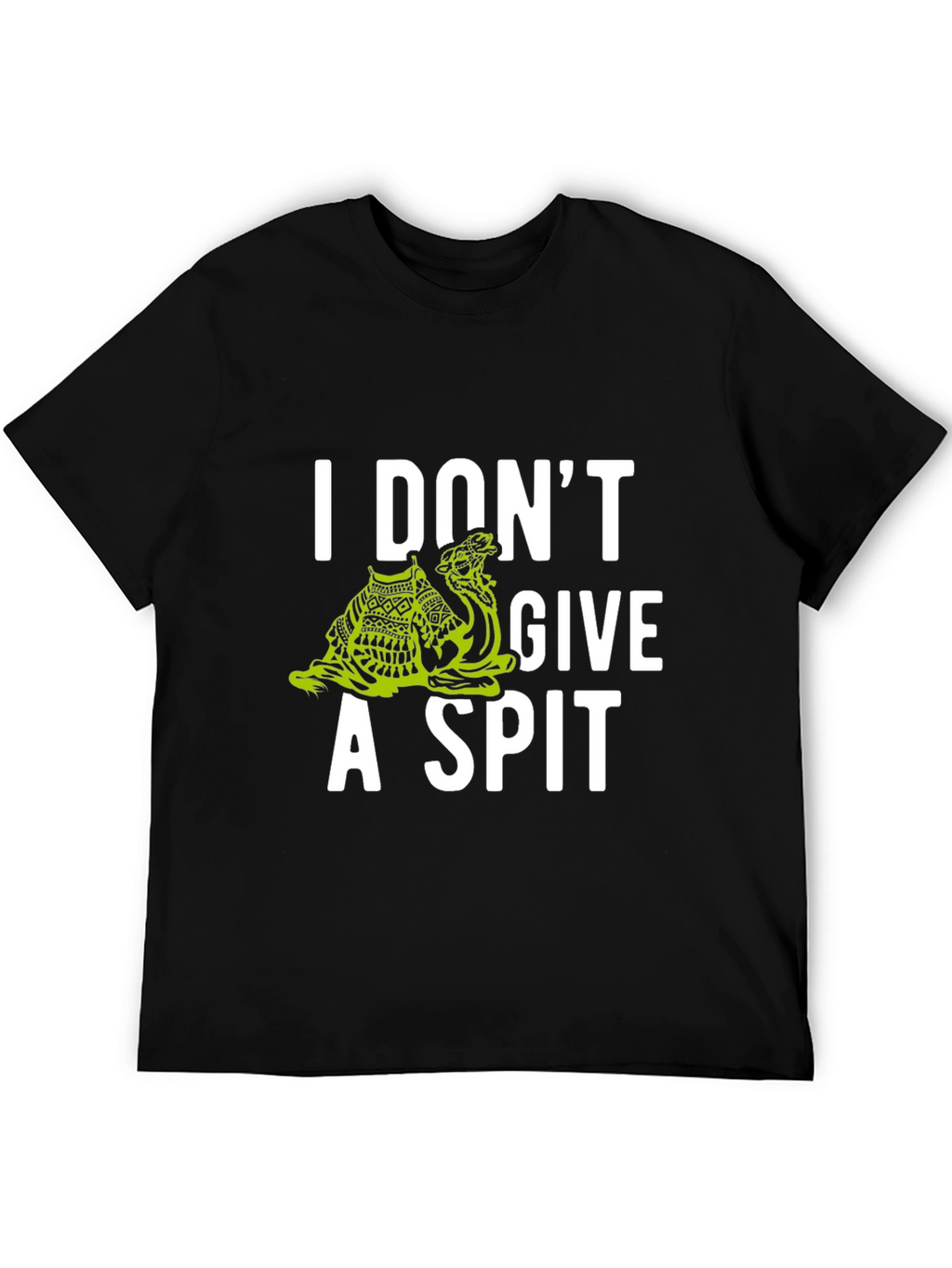 I Dont Give A Spit Camel Graphic Tee