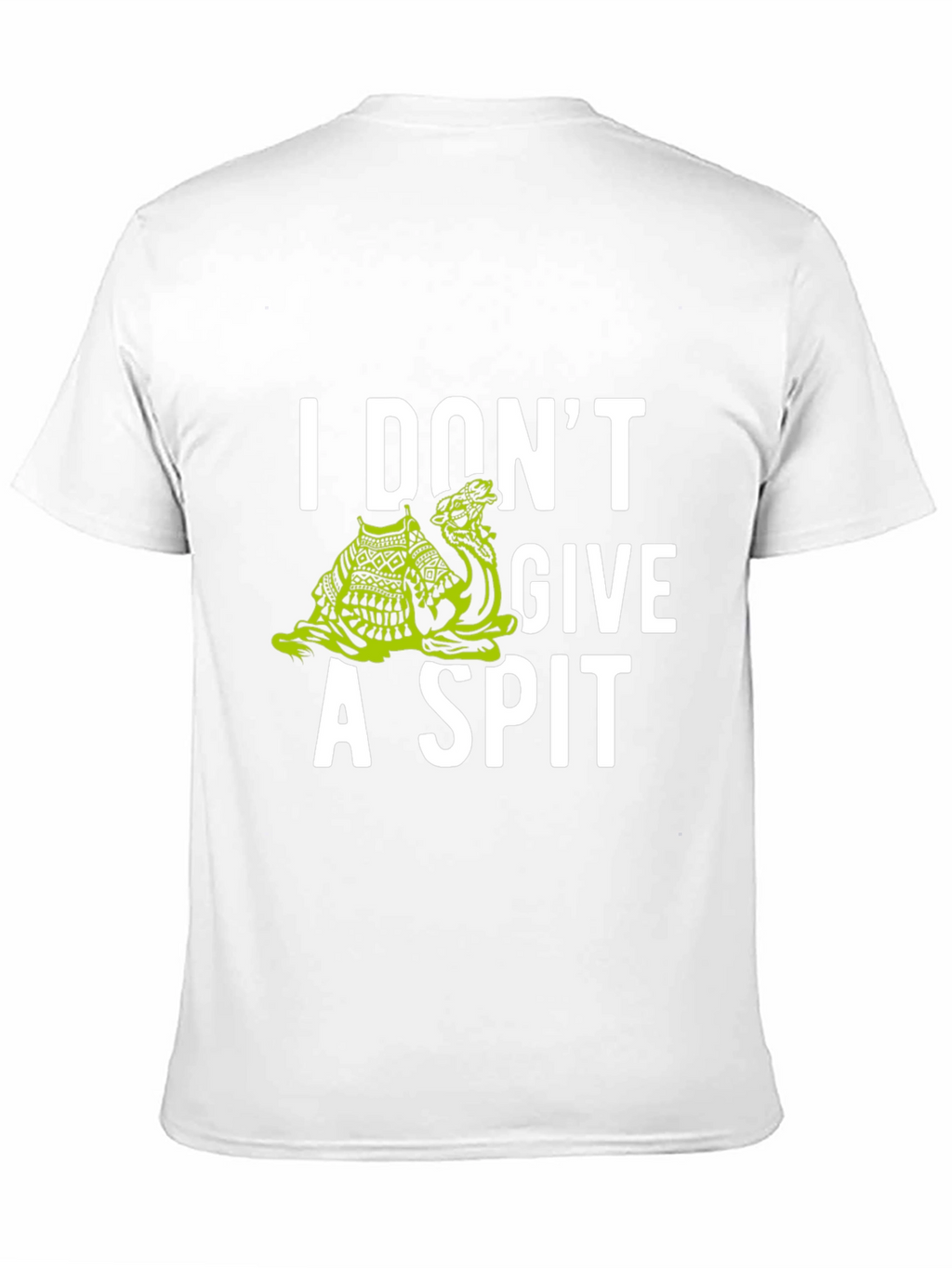 I Dont Give A Spit Camel Graphic Tee