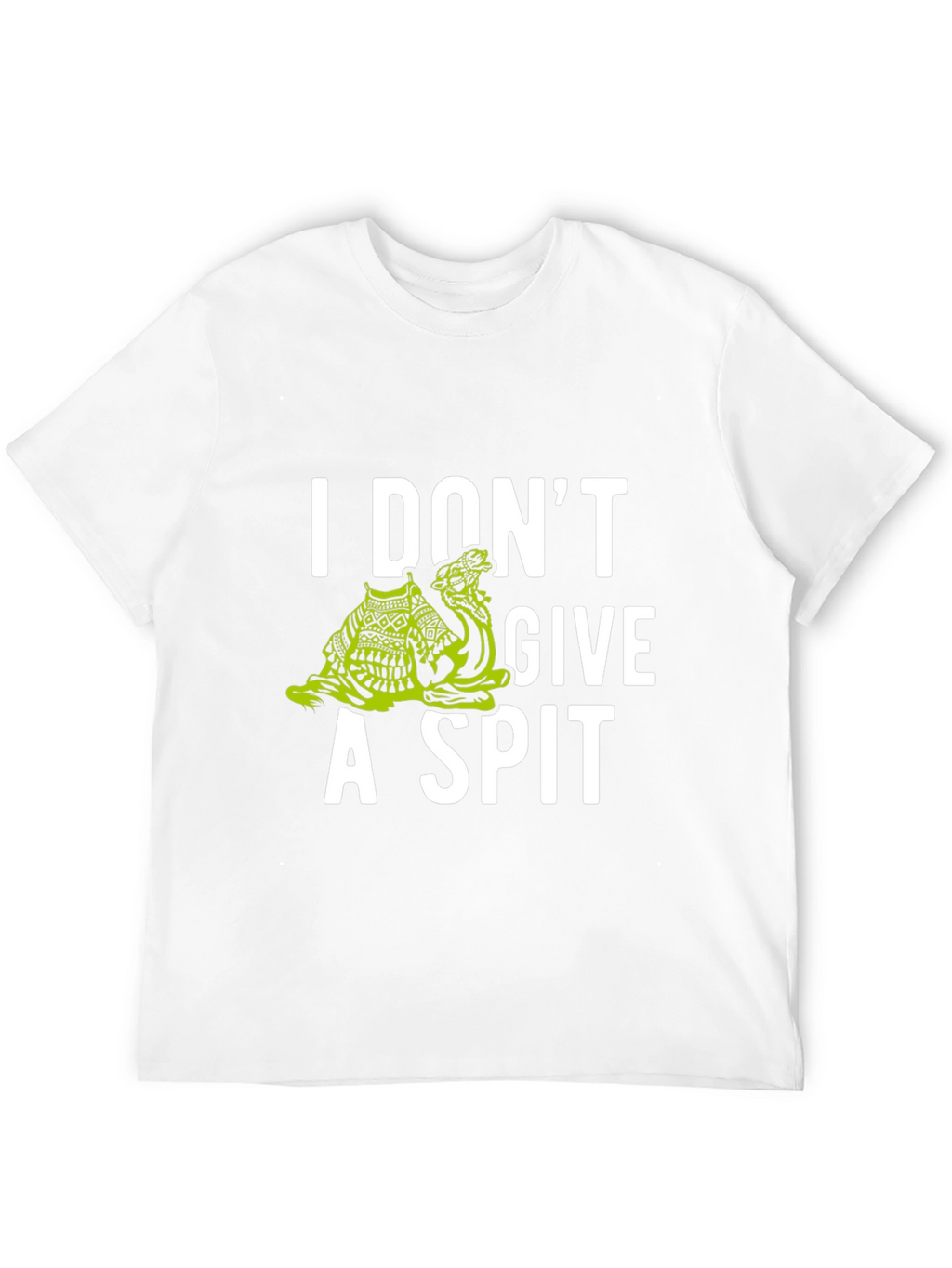 I Dont Give A Spit Camel Graphic Tee