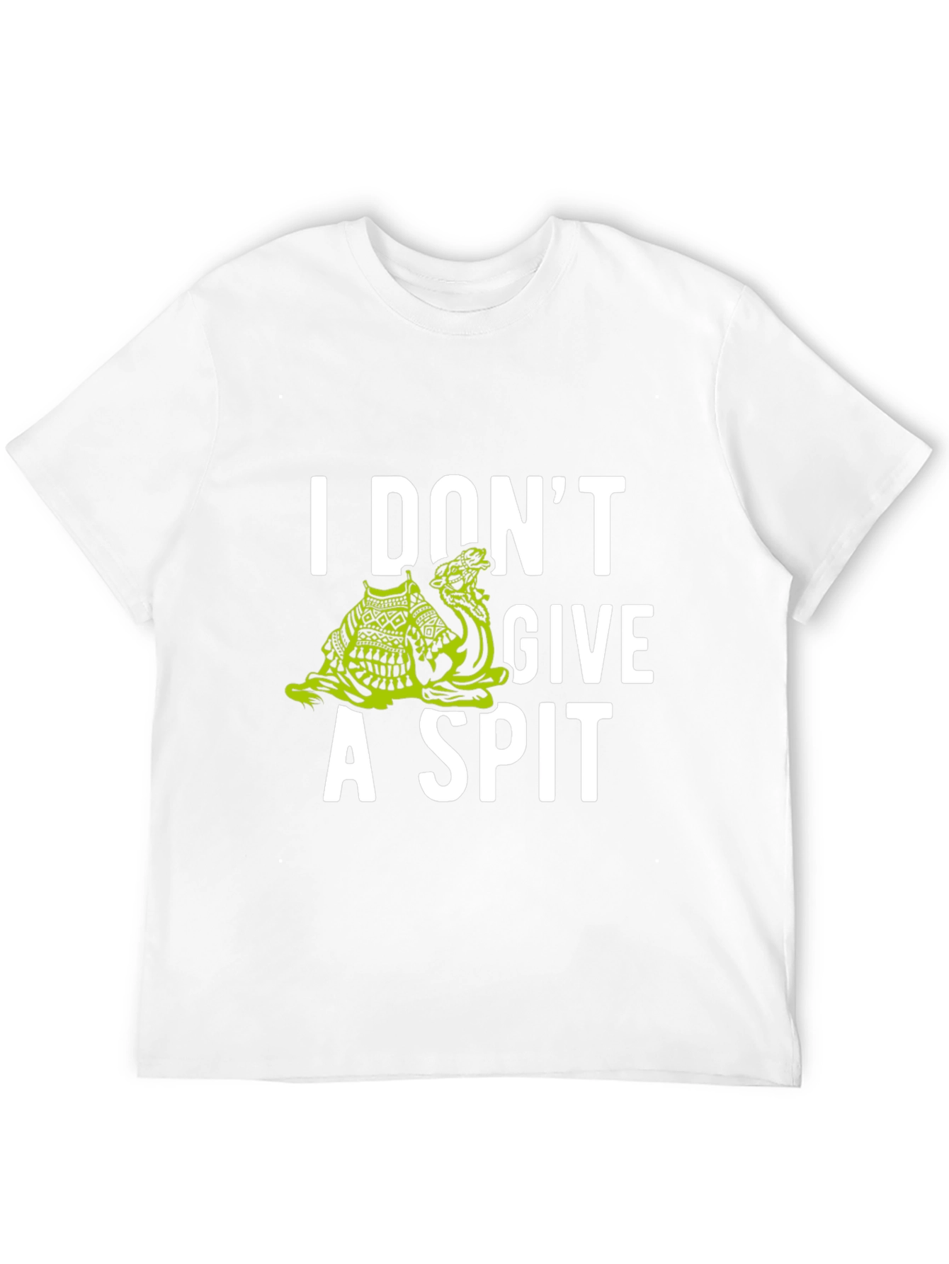 I Dont Give A Spit Camel Graphic Tee