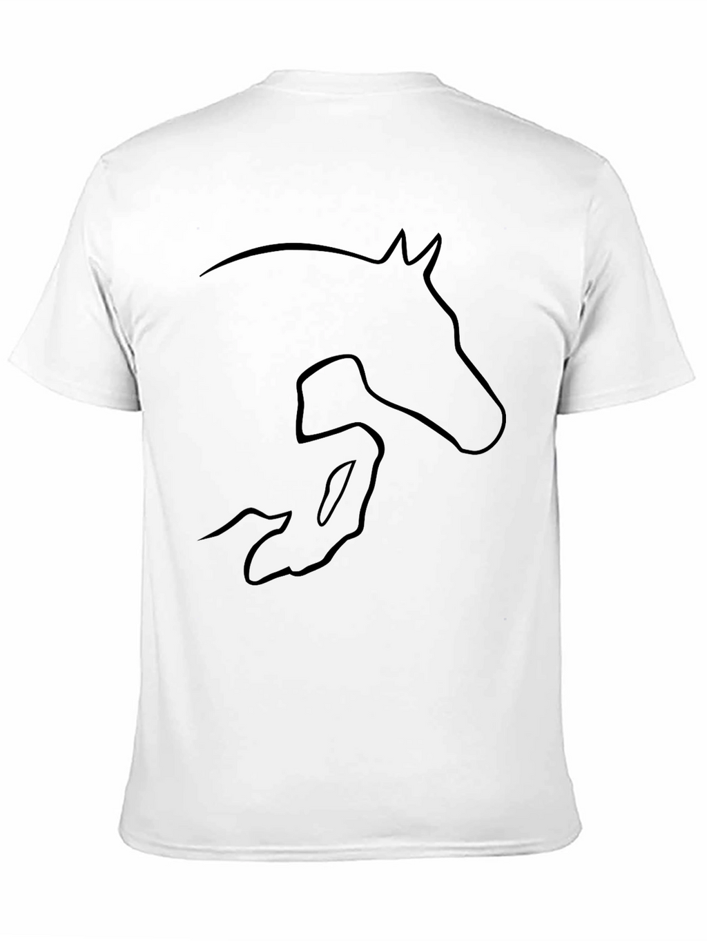 Black Horse Silhouette T-Shirt