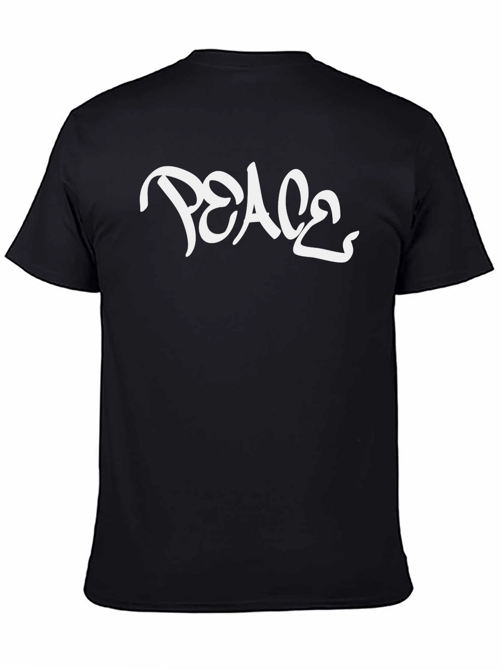 Peace Graphic Black T-Shirt