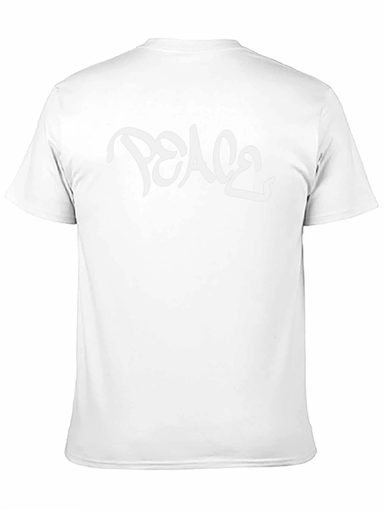 Peace Graphic Black T-Shirt