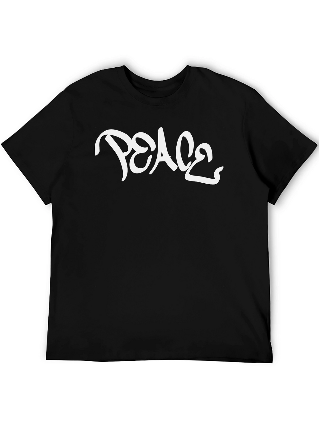 Peace Graphic Black T-Shirt