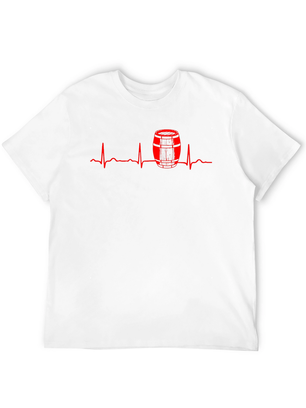 Beer Barrel Heartbeat T-Shirt - Black