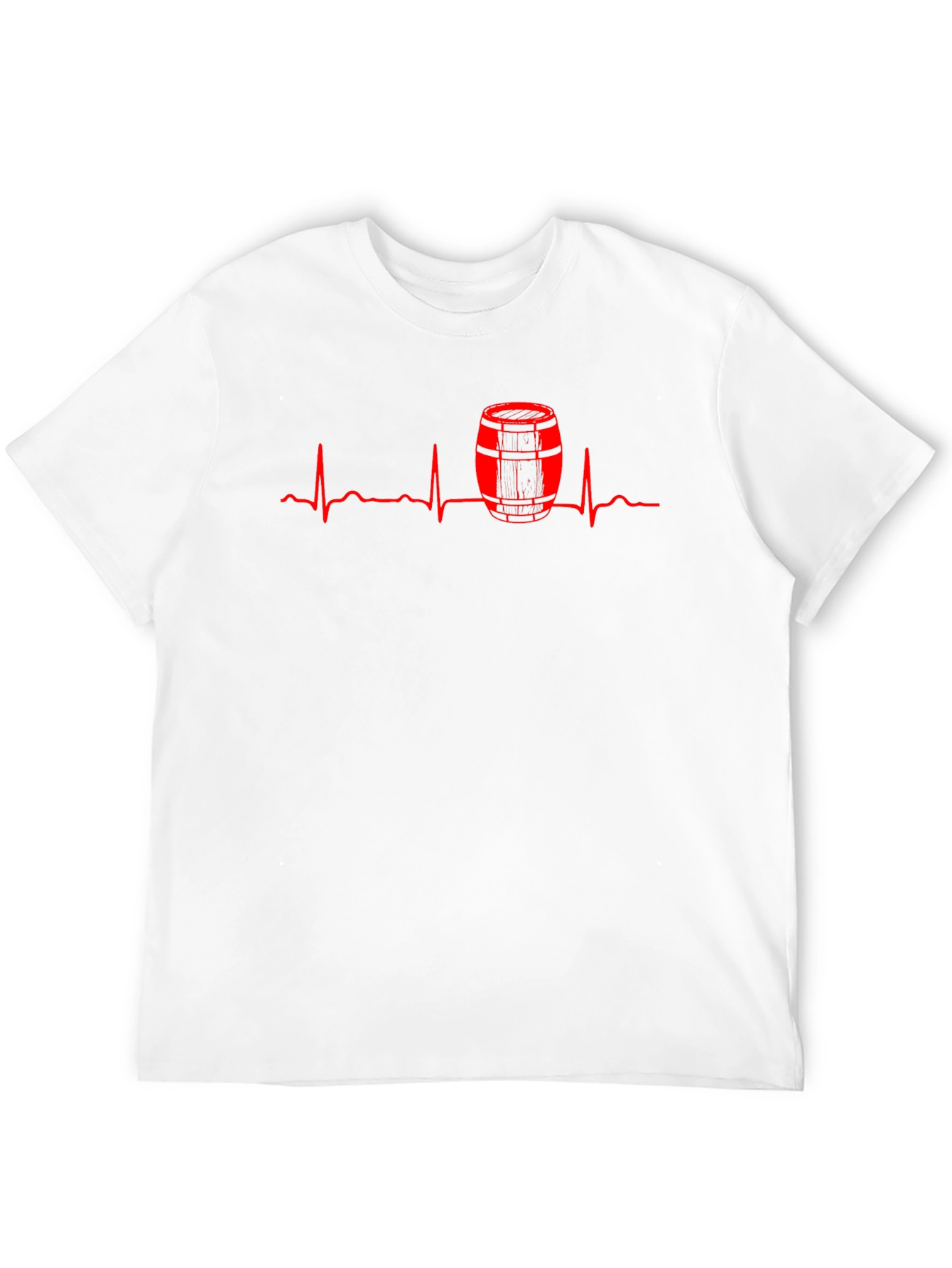 Beer Barrel Heartbeat T-Shirt - Black
