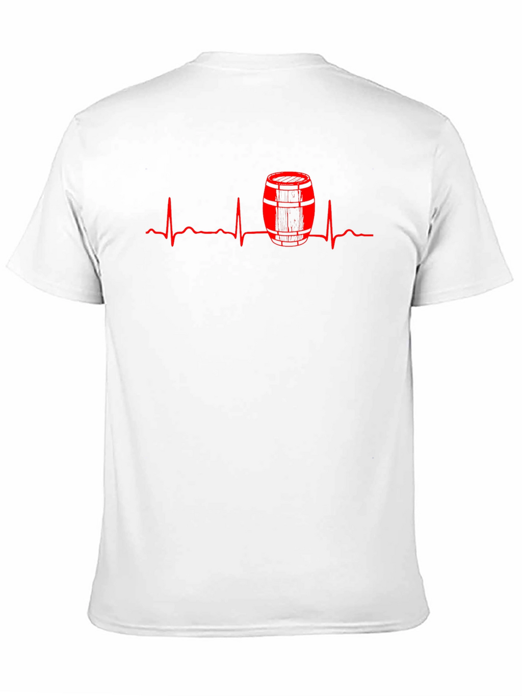 Beer Barrel Heartbeat T-Shirt - Black