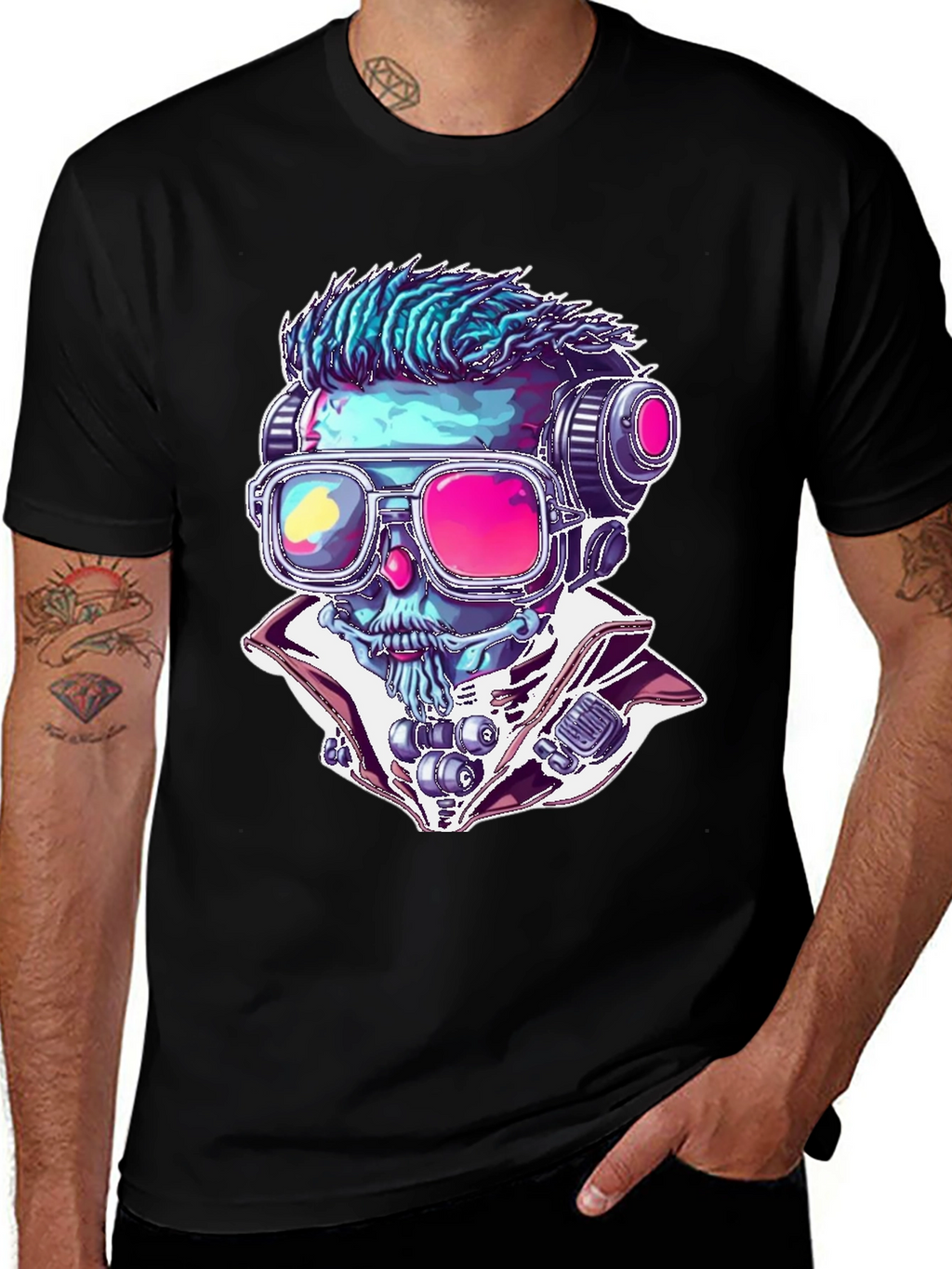 Neon Skull T-Shirt