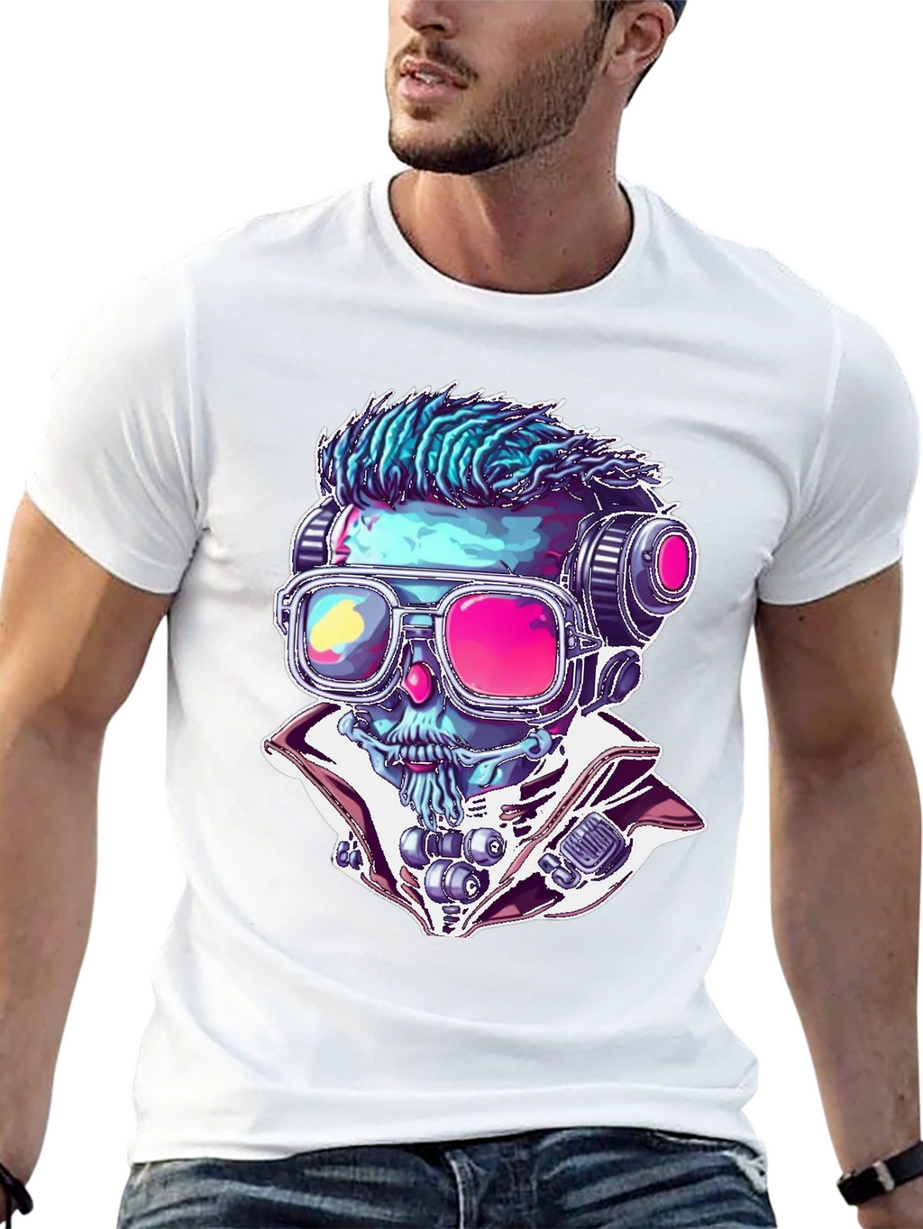 Neon Skull T-Shirt