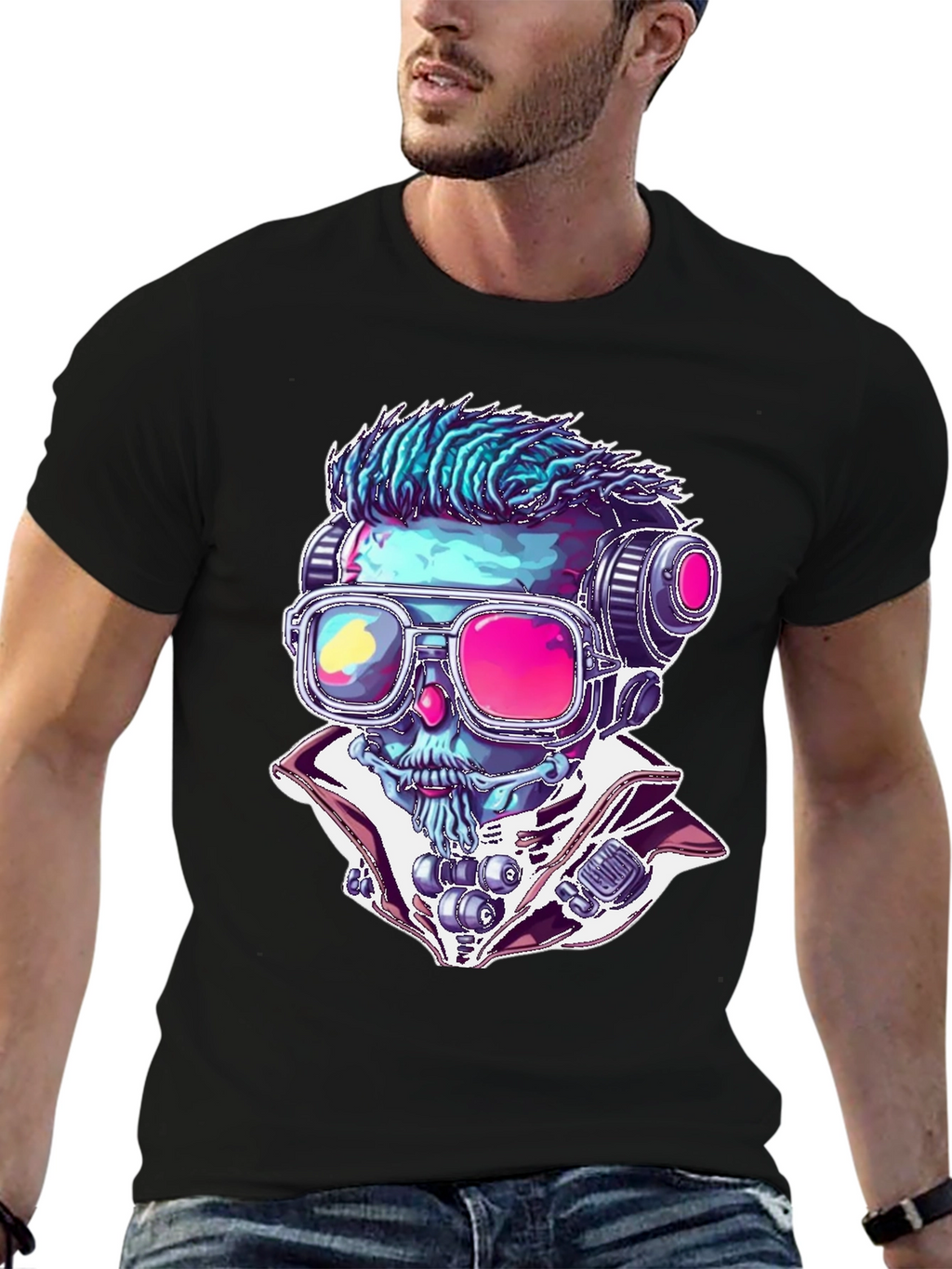 Neon Skull T-Shirt