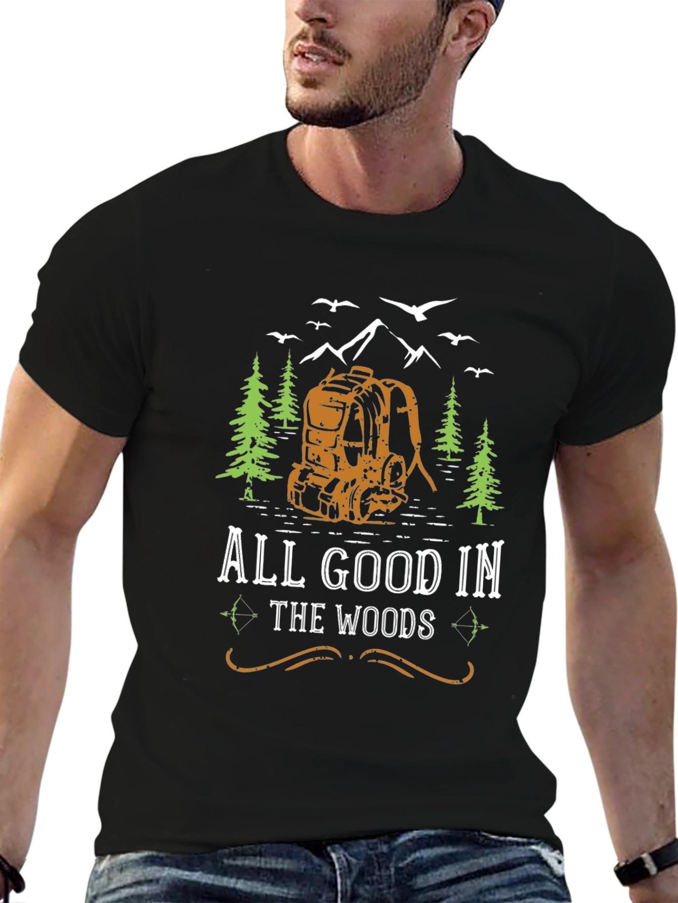 All Good In The Woods Graphic T-Shirt
