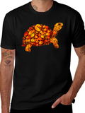 Leaf Turtle Graphic Tee - Unique Design