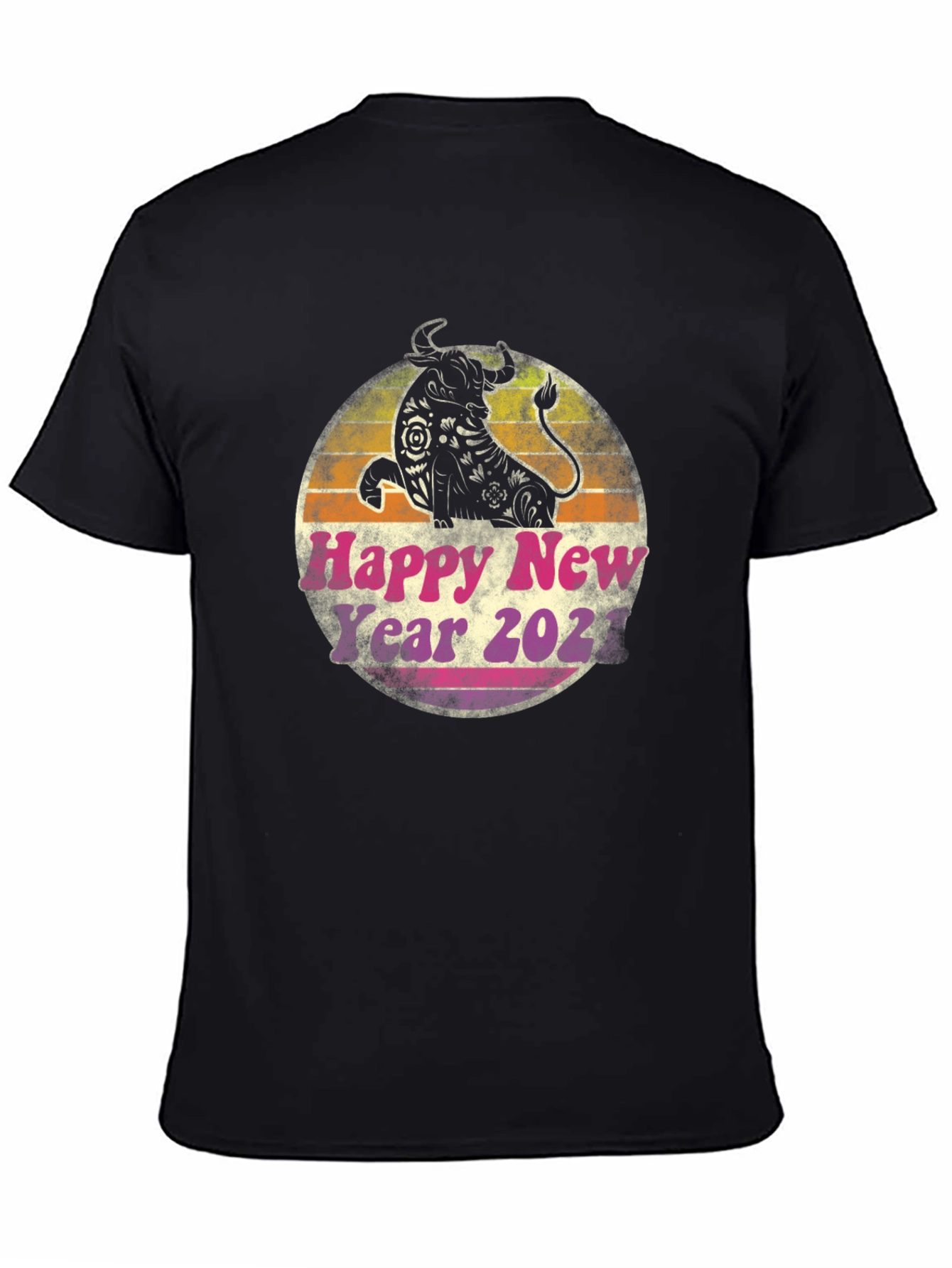 Year of the Ox 2021 Retro T-Shirt