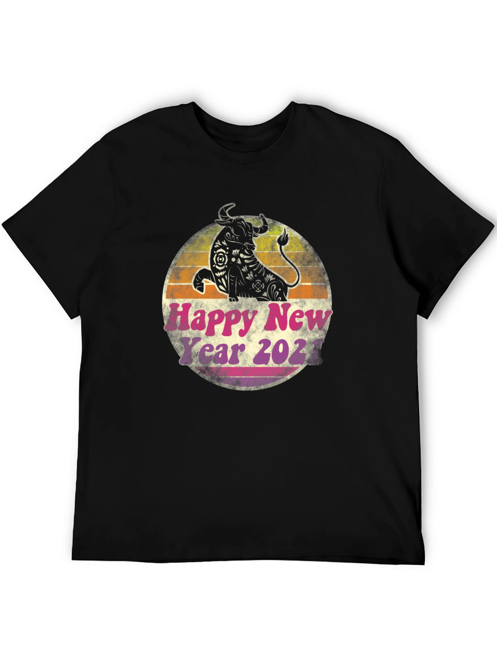 Year of the Ox 2021 Retro T-Shirt