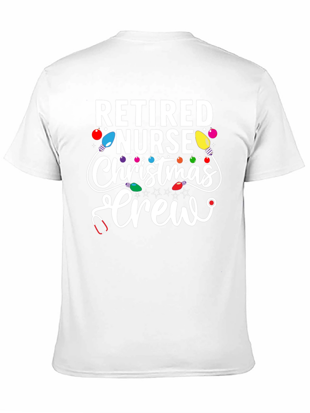 Retired Nurse Christmas Crew T-Shirt