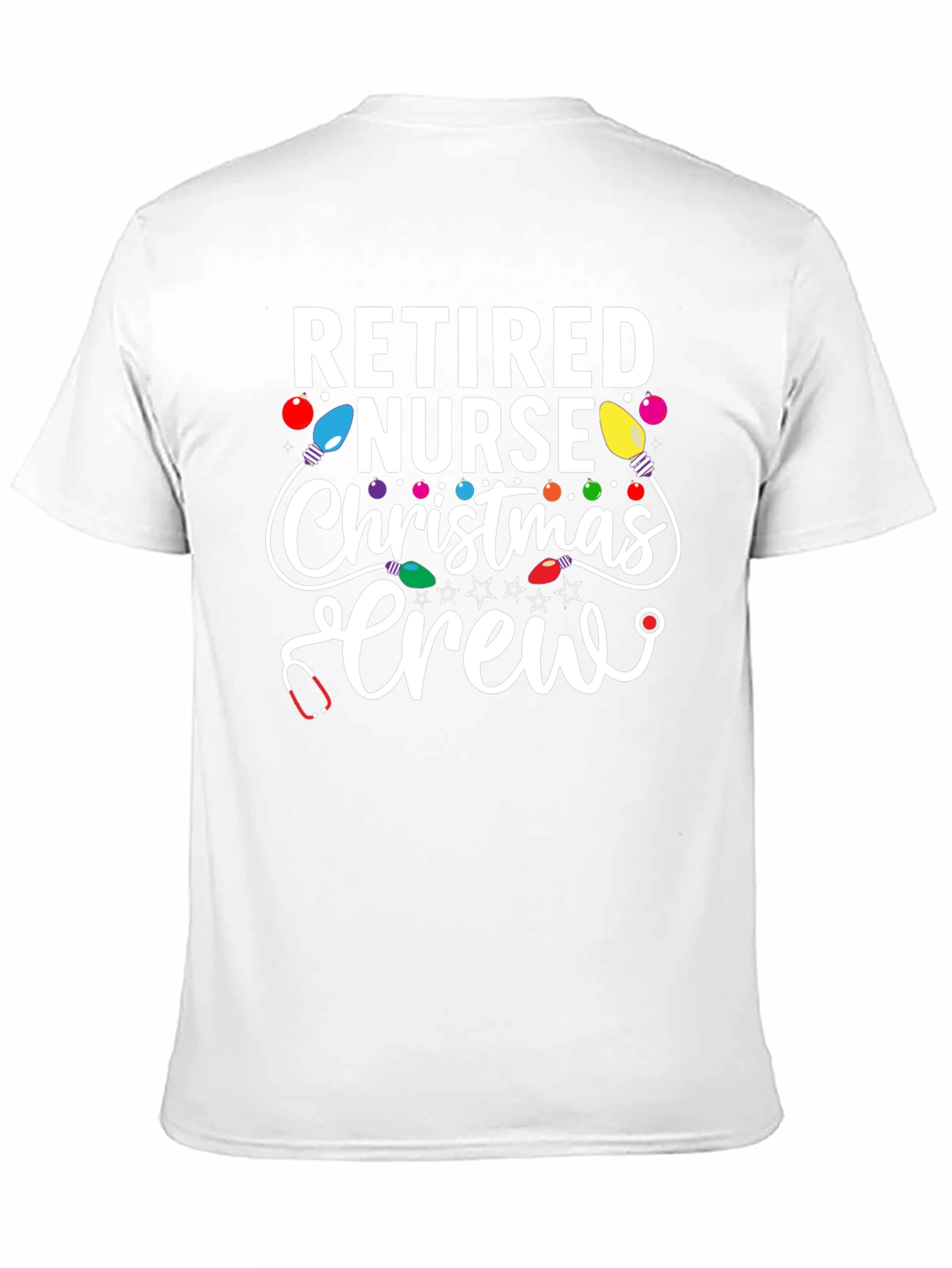 Retired Nurse Christmas Crew T-Shirt