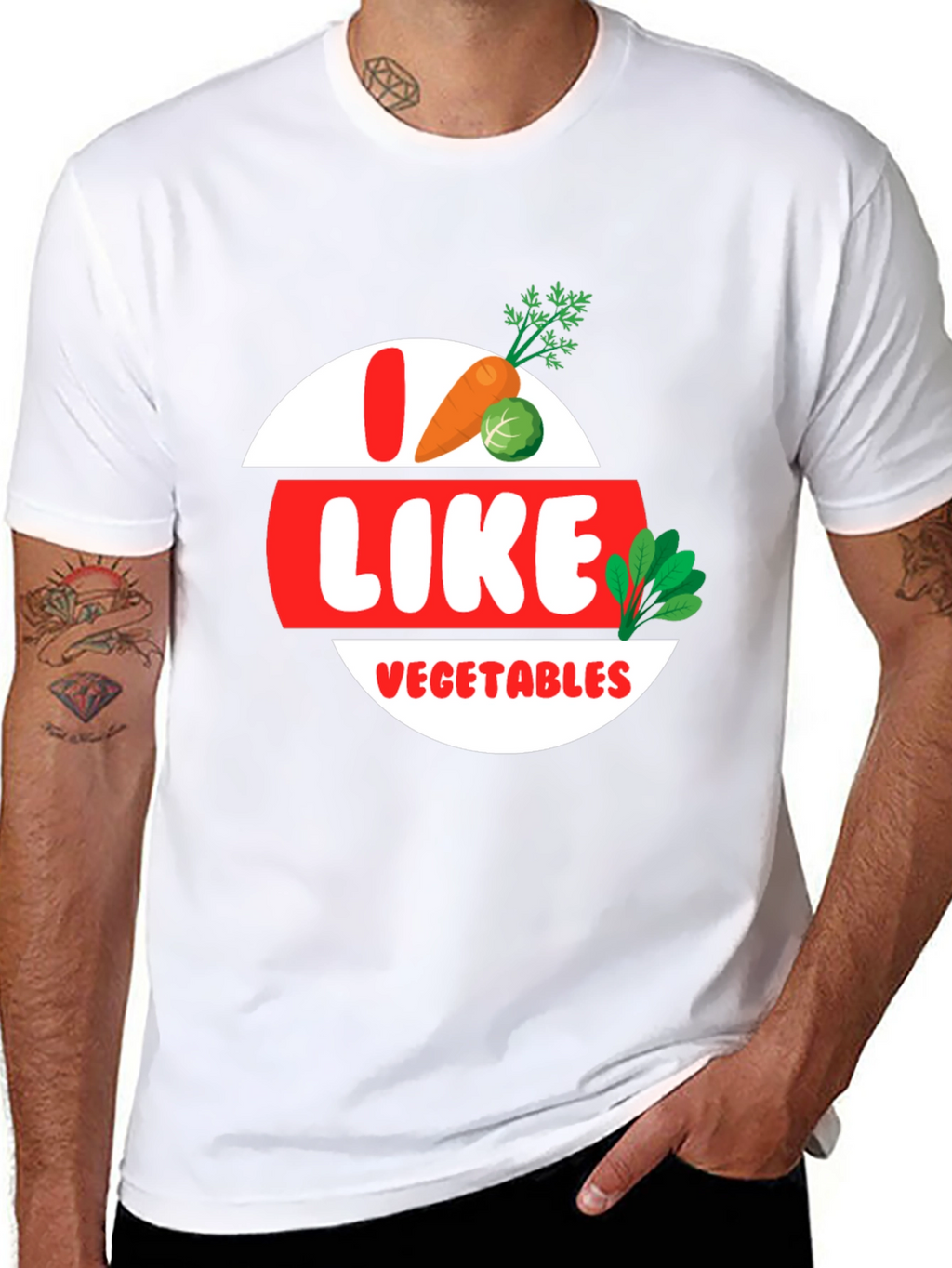 I Like Vegetables Graphic T-Shirt