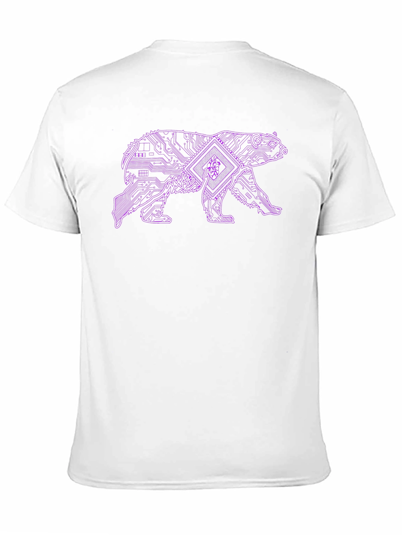 Cyber Bear Graphic Tee - Black