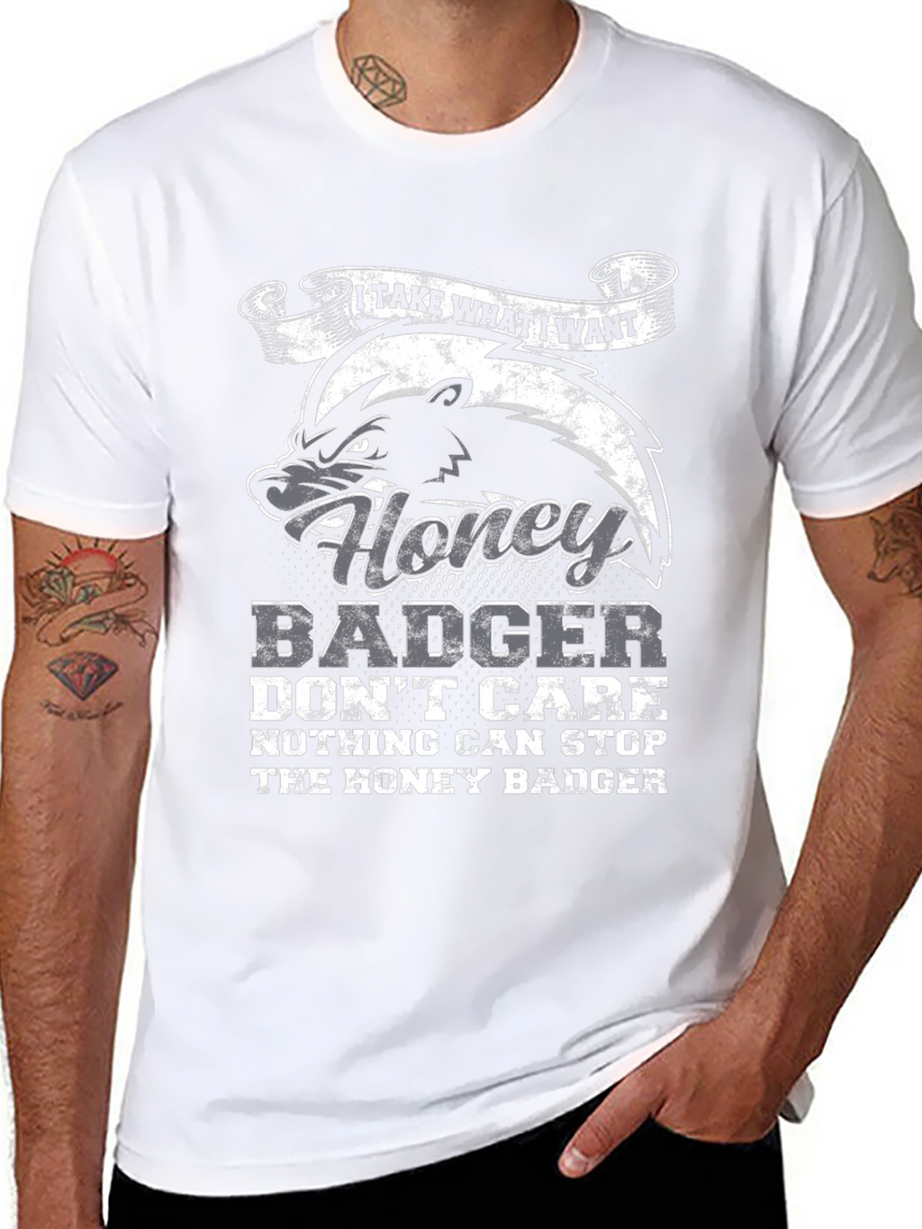 Honey Badger Graphic T-Shirt