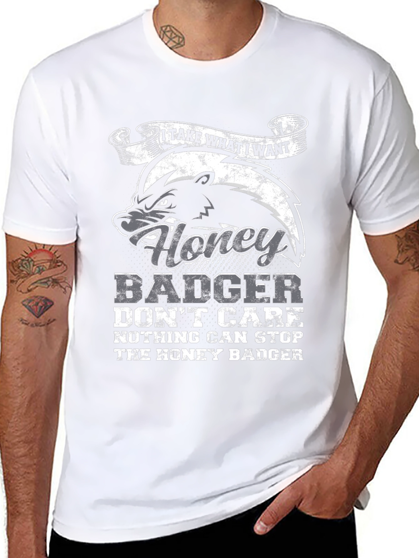 Honey Badger Graphic T-Shirt