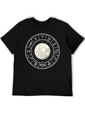 Zodiac Wheel T-Shirt - Astrology Design