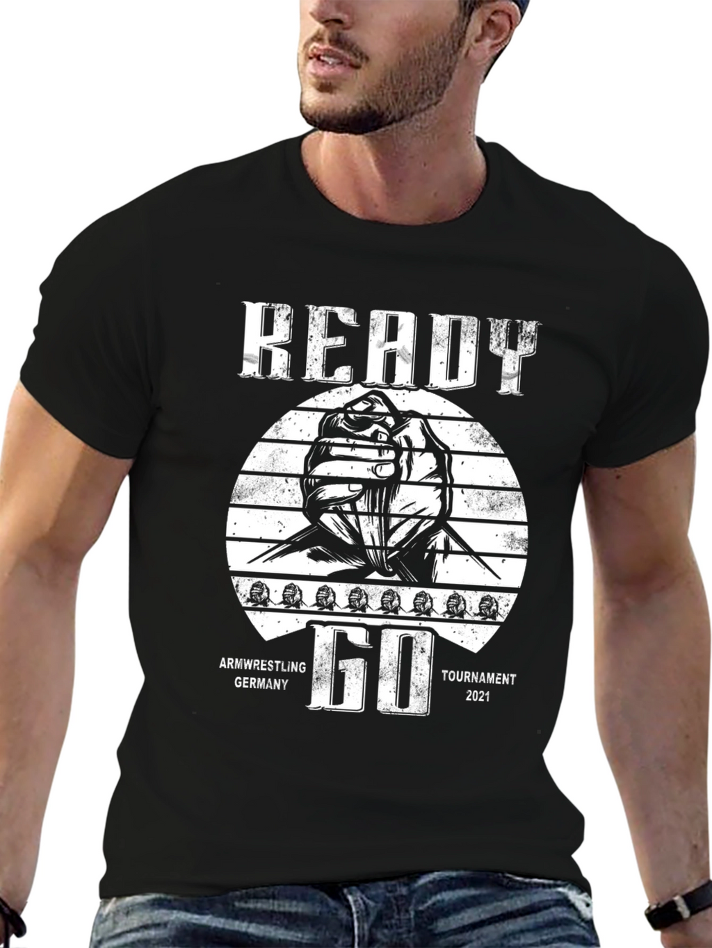 Ready Go Arm Wrestling Tournament T-Shirt