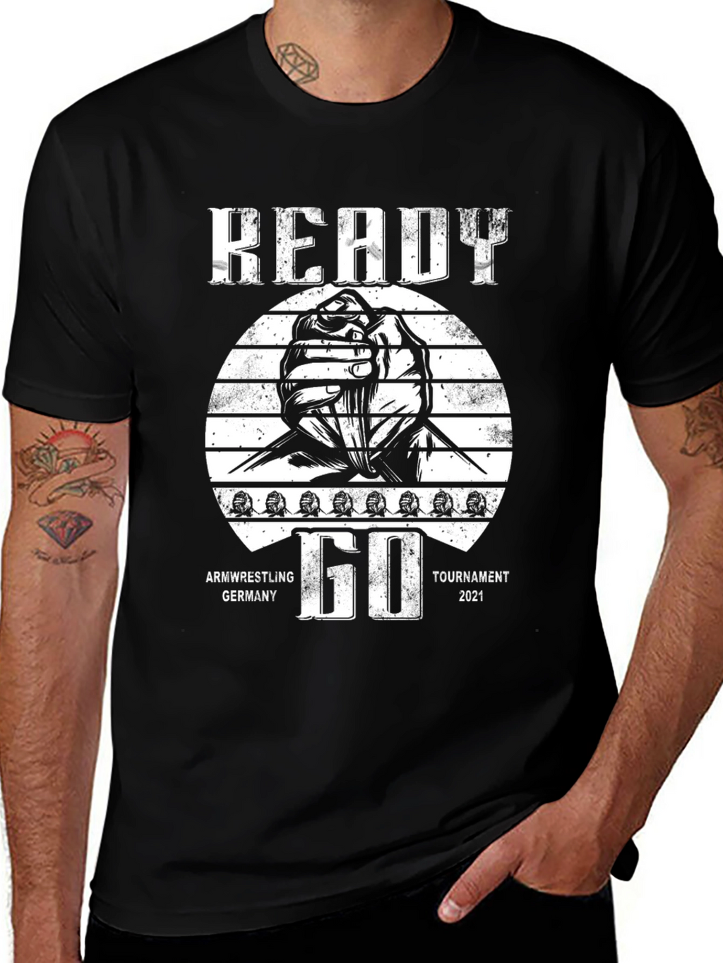 Ready Go Arm Wrestling Tournament T-Shirt