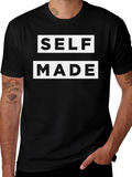 Self Made Graphic Tee - Bold Statement Shirt